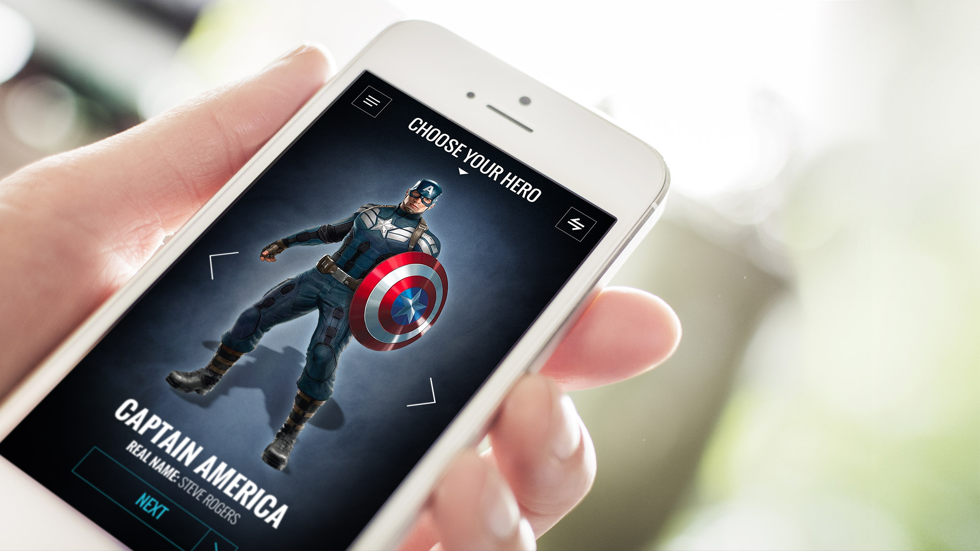 Disney Fankit mobile device responsive mockup