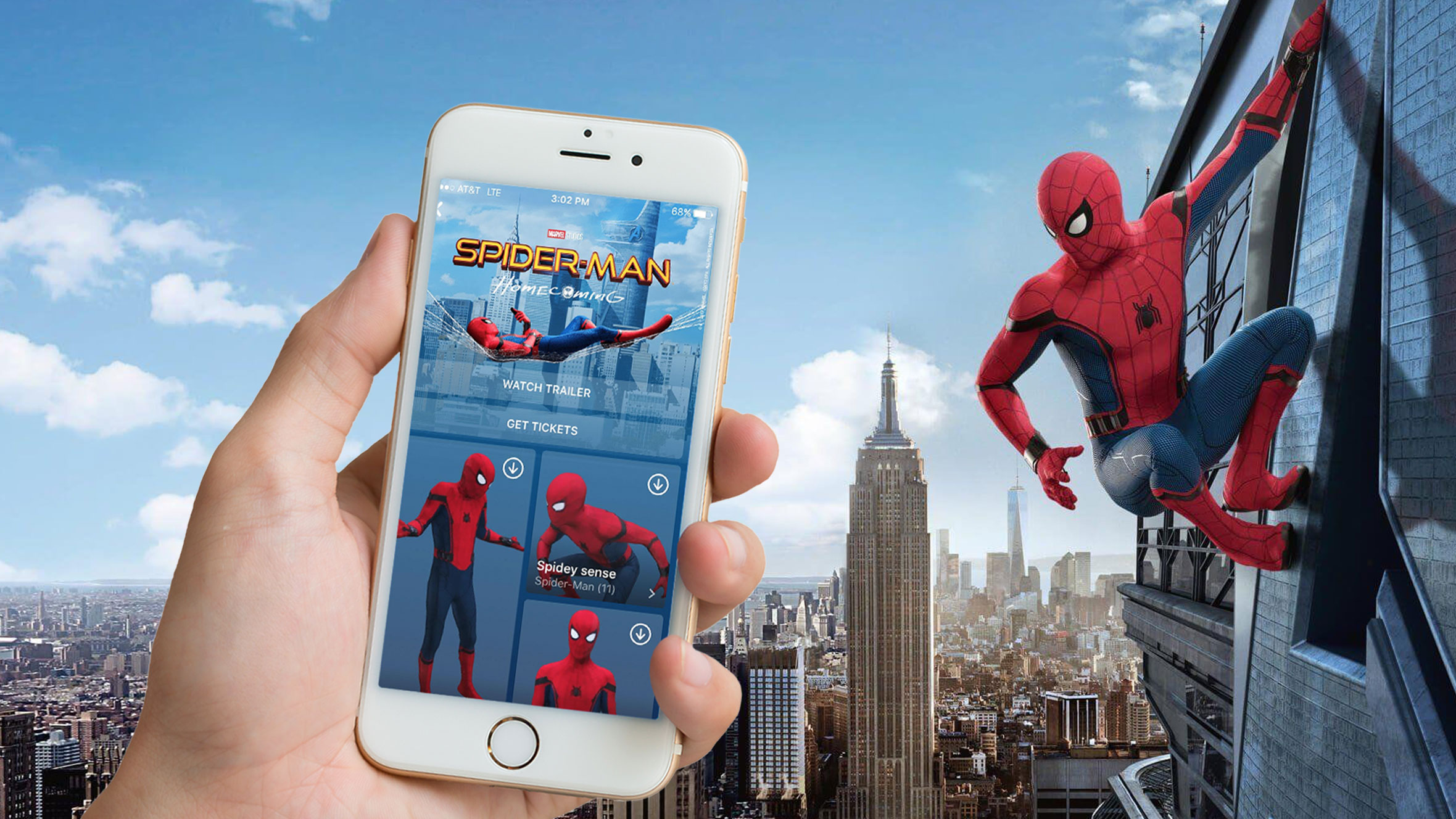 Holo Spiderman promotion