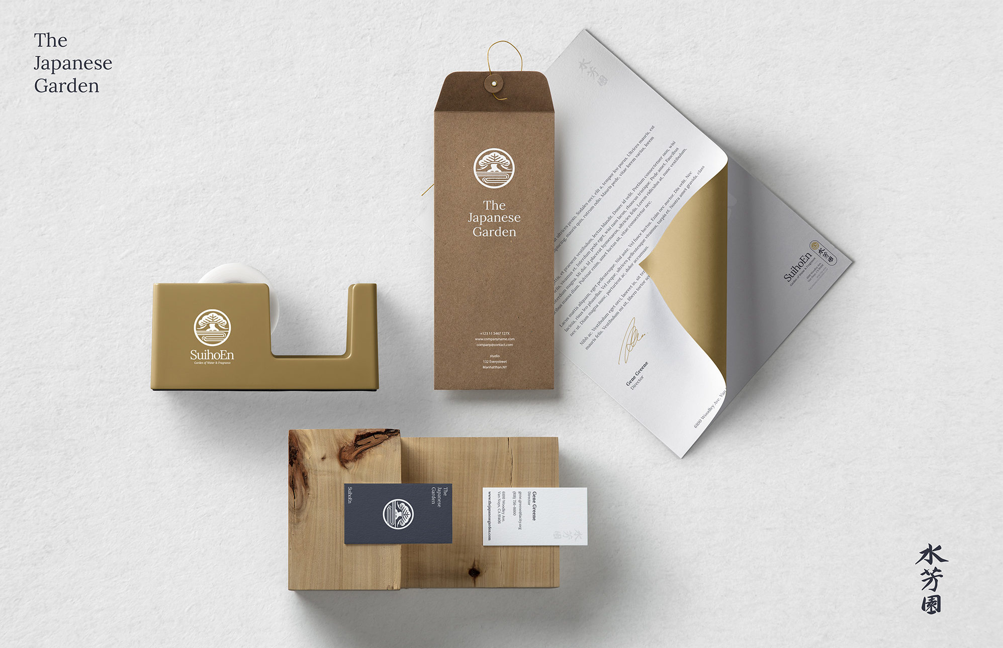 los angeles japanese garden packaging design