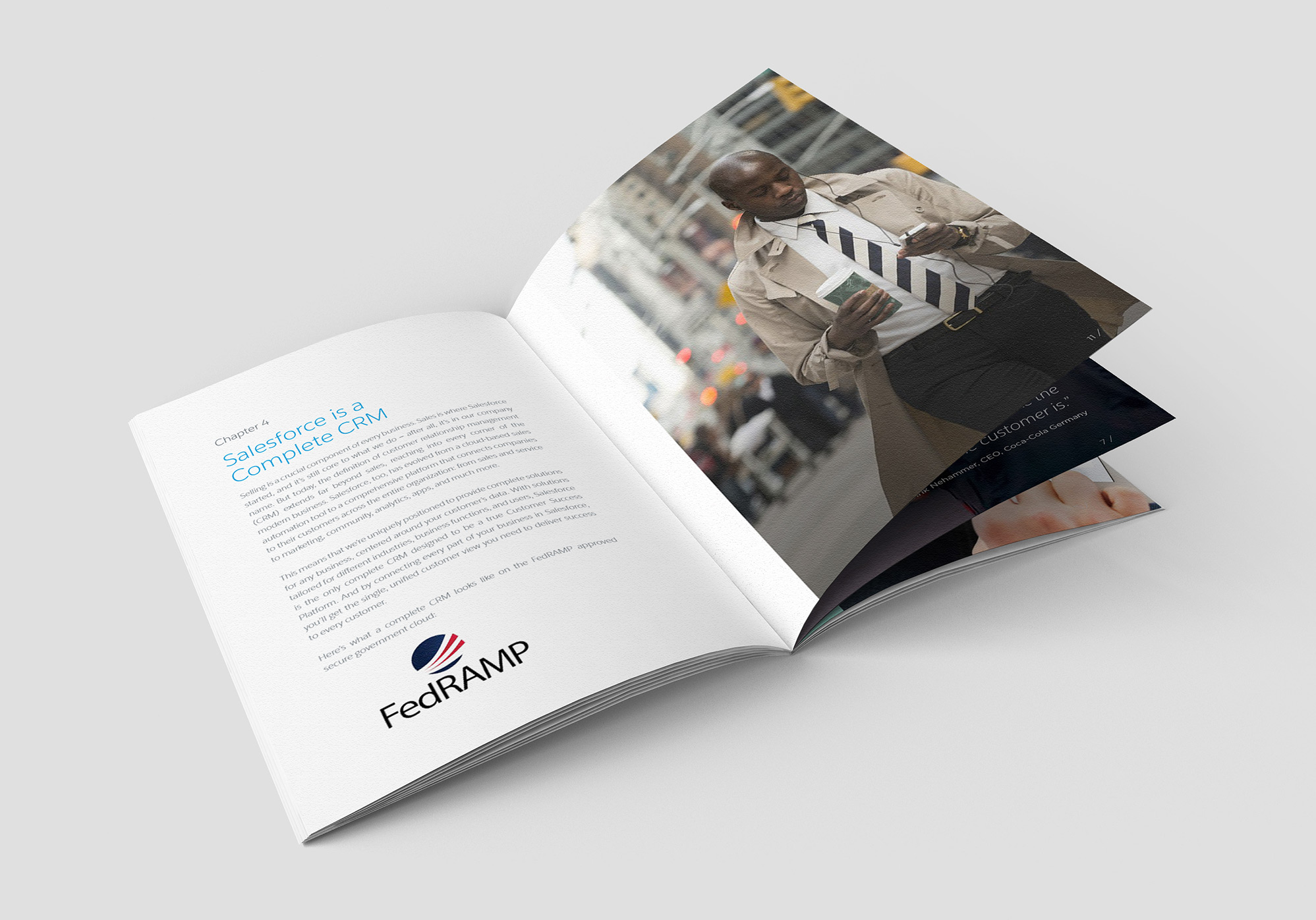 Salesforce magazine mockup